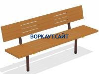 Диван уличный МАФ 1608 в Калуге Диван уличный МАФ 1608 в Калуге
