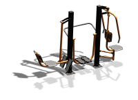 Уличный тренажер "Жим ногами Шагомер Жим от груди" УТ333 в Калуге