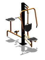 Уличный тренажер "Жим от груди Вело" УТ321 в Калуге