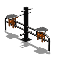 Уличный тренажер  "Каталка двойная"   УТ215 в Калуге