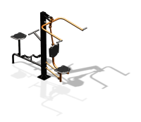 Уличный тренажер "Верхняя тяга Вело" УТ340 в Калуге