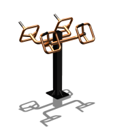 Уличный тренажер  "Штурвал двойной"  УТ201 в Калуге