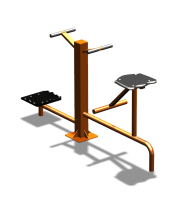 Уличный тренажер "Твистер стоя Твистер сидя" УТ323 в Калуге