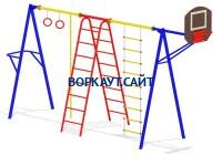 Гимнастический комплекс с баскетбольным щитом МАФ 3001 в Калуге