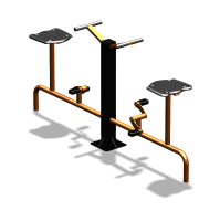 Уличный тренажер  "Вело двойной"   УТ211 в Калуге