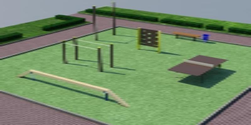 Проект спортплощадки мини спорт  в Калуге