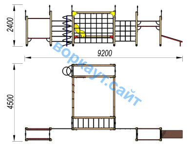 Детский спортивный комплекс ДСК 3102 в Калуге