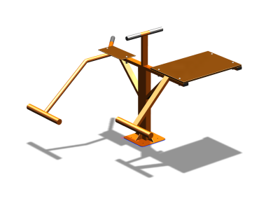 Уличный тренажер "Пресс Гиперэкстензия" УТ327 в Калуге