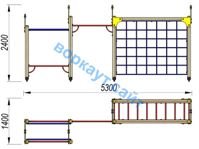 Детский спортивный комплекс Атлет ДСК 3106 в Калуге