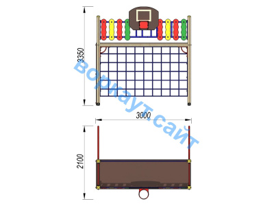 Детский спортивный комплекс ДСК 3101 в Калуге