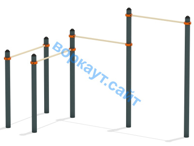 Турник двойной с брусьями ВС-17 в Калуге