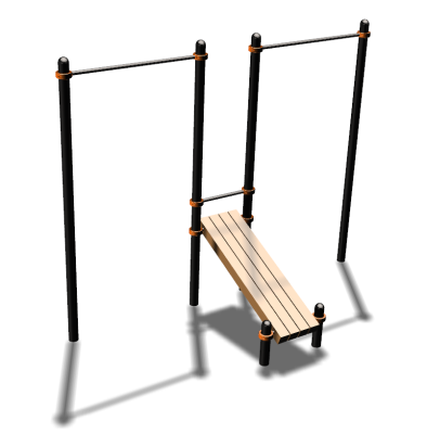 Воркаут турники со скамьей для пресса ВС-27 в Калуге