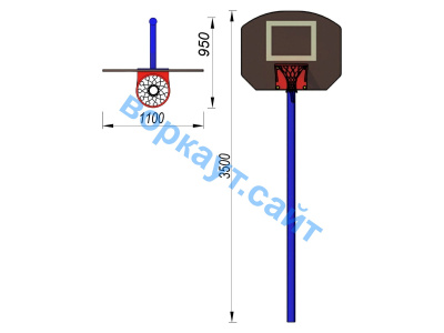 Баскетбольный щит СИО 3510 в Калуге