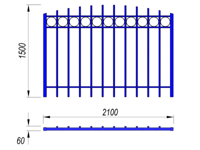 Ограждение спортивной площадки МАФ 5005 в Калуге
