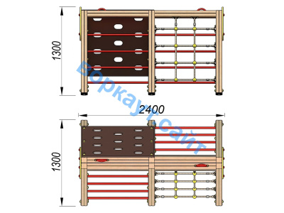 Детский спортивный комплекс ДСК 3203 в Калуге