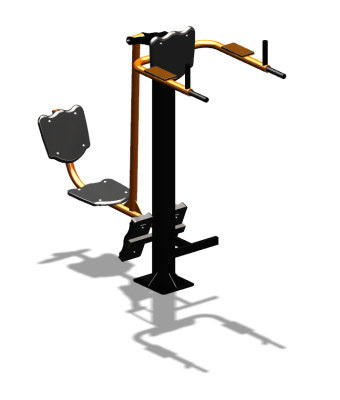 Уличный тренажер "Жим ногами Брусья Пресс" УТ329 в Калуге