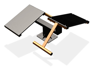 Уличный тренажер  "Скамья для пресса двойная"   УТ213 в Калуге