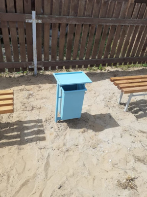 Урна с крышкой МАФ 1631 в Калуге