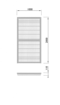 Калитка спортивной площадки МАФ 5105 в Калуге