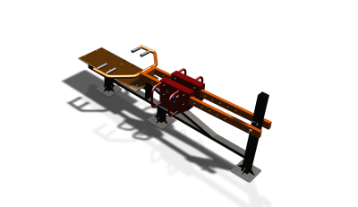 Силовой уличный тренажер  "Жим лежа"  УТ411 в Калуге