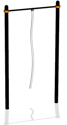 Турник с гимнастическим канатом ВС-34 в Калуге