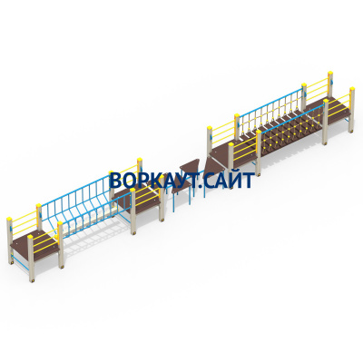 Детский спортивный комплекс Двойной мостик ДСК 3115 в Калуге