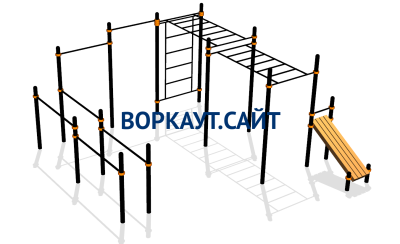 Спортивный комплекс воркаут ВС-109 в Калуге