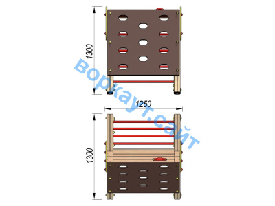 Детский спортивный комплекс ДСК 3202 в Калуге