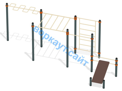 Спортивный комплекс воркаут ВС-45 в Калуге