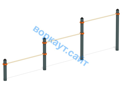 Каскад турников тройной ВС-6 в Калуге