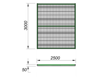 Ограждение спортивной площадки 2500х3000 МАФ 5103 в Калуге