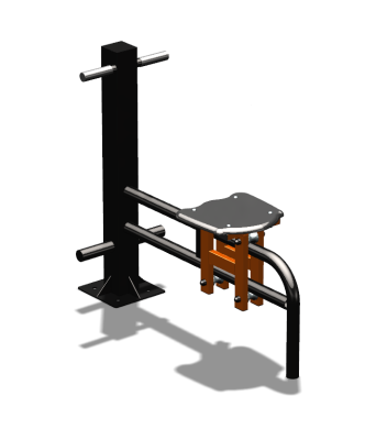 Уличный тренажер "Каталка одинарная" УТ 123 в Калуге