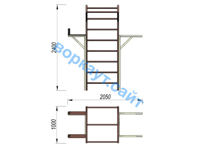 Детский спортивный комплекс 3 в 1 ДСК 3103 в Калуге