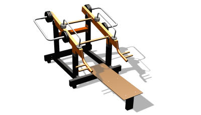 Силовой уличный тренажер  "Жим от груди"  УТ422 в Калуге