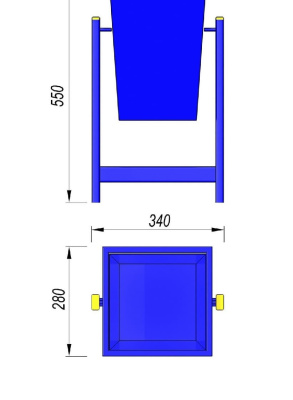 Урна МАФ 1630 в Калуге