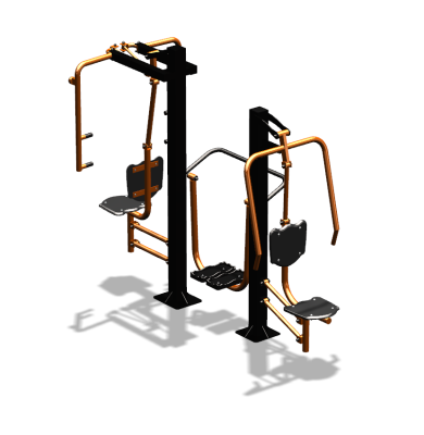 Уличный тренажер "Жим от себя Шагомер Баттерфляй" УТ303 в Калуге