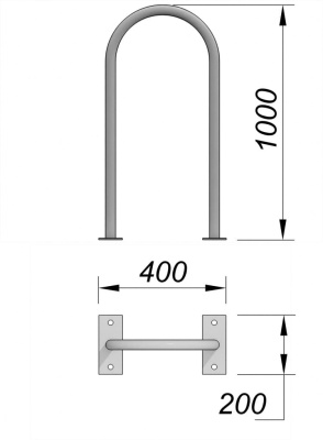 Велопарковка МАФ 6001 в Калуге