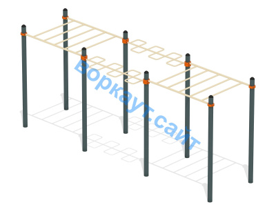 Воркаут комплекс рукоходов ВС-22 в Калуге