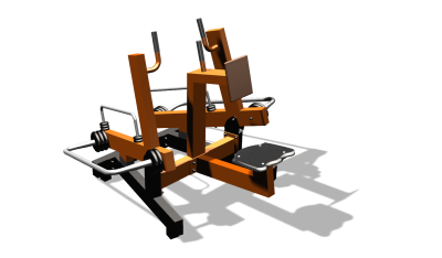 Силовой уличный тренажер  "Рычажная тяга"  УТ419 (тренажер находится на оптимизации у производства  и внешне может отличится от заявленной картинки в Калуге