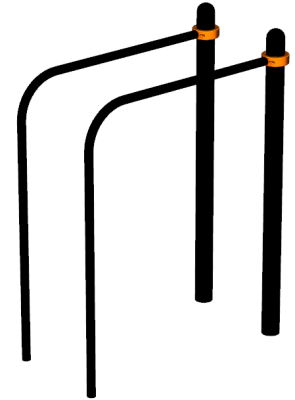 Воркаут брусья приставные ВС-39 в Калуге