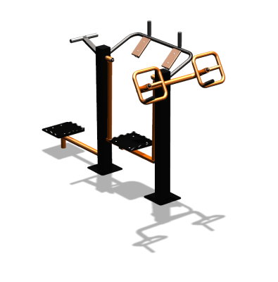 Уличный тренажер "Штурвал Пресс Супертвистер" УТ301 в Калуге