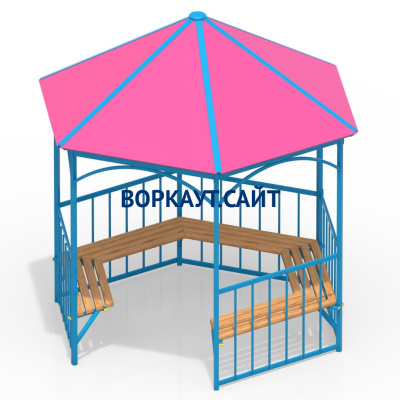 Беседка с лавками МАФ 4120 в Калуге