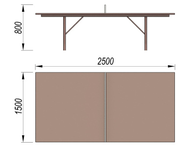 Теннисный стол МАФ 3517 в Калуге