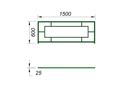 Ограждение площадки МАФ 5000 в Калуге