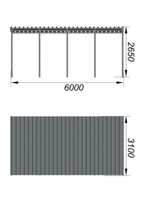 Теневой навес трибун МАФ 4130 в Калуге
