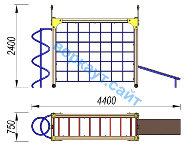 Детский спортивный комплекс Юниор ДСК 3105 в Калуге