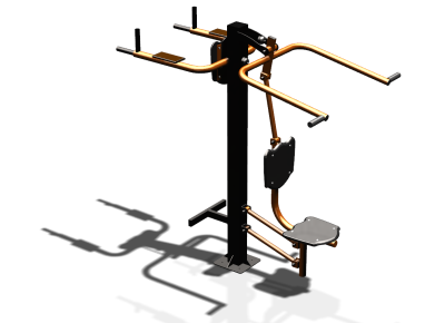 Уличный тренажер "Верхняя тяга Брусья Пресс" УТ339 в Калуге