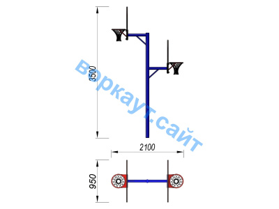 Баскетбольный щит двойной СИО 3511 в Калуге