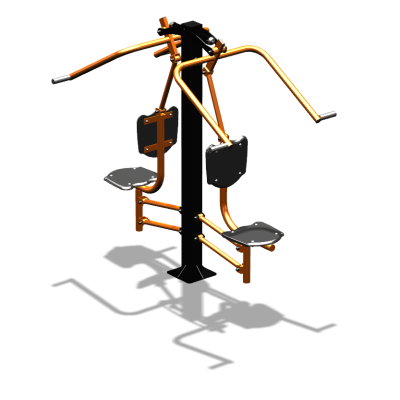 Уличный тренажер  "Верхняя тяга двойная"  УТ207 в Калуге